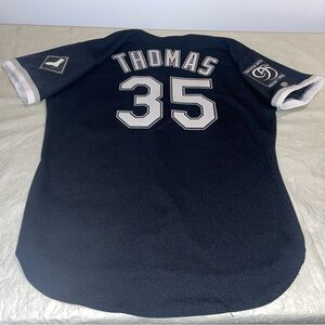 B Nwt Authentic Frank Thomas Chicago White Sox Jersey Russell Diamond Mens 48
